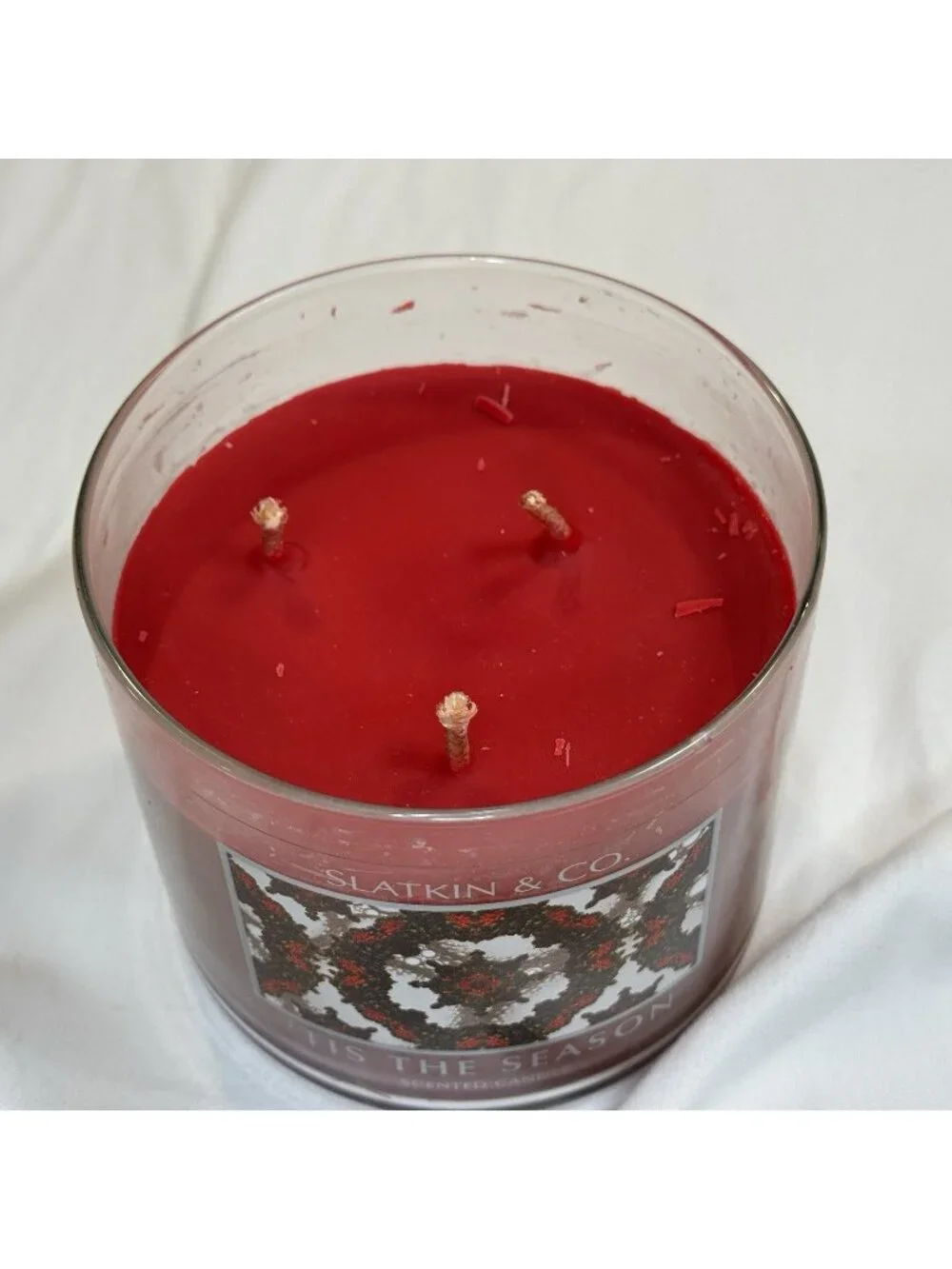 Bath & Body Works Tis the Season 3 Wick Slatkin & Co Candle